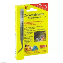 ZECKENPINZETTE Chirurgická ocel, 1 kus