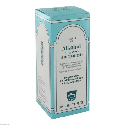 ALKOHOL 70 % V/V Hetterich, 200 ml