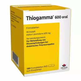 THIOGAMMA 600 perorálních potahovaných tablet, 100 ks