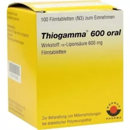 THIOGAMMA 600 tablet potažených orálním filmem, 100 ks