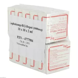 LOPHAKOMP B 12 Depot 1000 μg injekční roztok, 100X2 ml