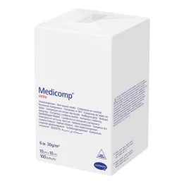 MEDICOMP Extra Vlieskomp.UnsterIl 10x10 cm 6lagig, 100 ks