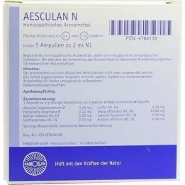 AESCULAN n ampules, 5x2 ml