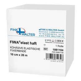 FIXIERBINDE soudržná elastická 10 cmx20 m bílá, 1 ks