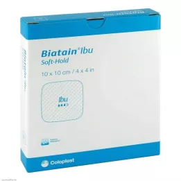 BIATAIN IBU Asociace pěny 10x10 cm Gentle Adhesive, 5 ks
