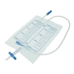 Sáček na moč nesterilní 2000 ml Nrv s drenážním křížovým ventilem, 1 kus