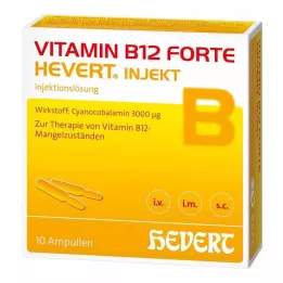 VITAMIN B12 HEVERT forte Injekt ampule, 10X2 ml