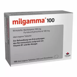 MILGAMMA 100 mg potahované tablety, 100 ks