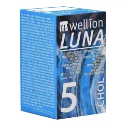 WELLION LUNA Testovací proužky na cholesterol, 5 ks