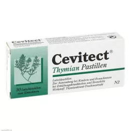 CEVITECT Tymiánové pastilky, 30 ks