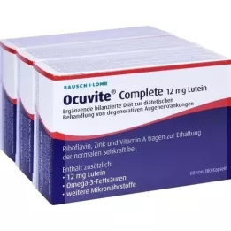 Ocuvite Kompletní 12 mg Lutein, 180 ks