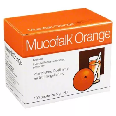 MUCOFALK Orange Gran pro výrobu suspenze pro perorální podání, 100 ks