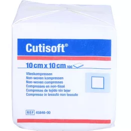 CUTISOFT Vlies komprimuje 10x10 cm nestel, 100 ks