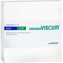 ABNOBAVISCUM Ampulky Aceris D 20, 48 ks