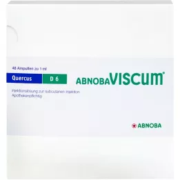 ABNOBAVISCUM Quercus D 6 ampule, 48 ks