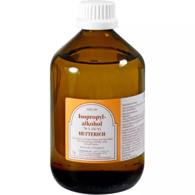 ISOPROPYLALKOHOL 70 % V/V Hetterich, 500 ml ISOPROPYLALKOHOL 70 % V/V Hetterich, 500 ml