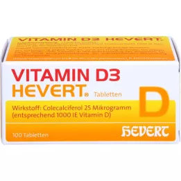 VITAMIN D3 HEVERT tablety, 100 ks