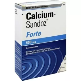 Vápník Sandoz Forte šumivé tablety, 2x20 ks