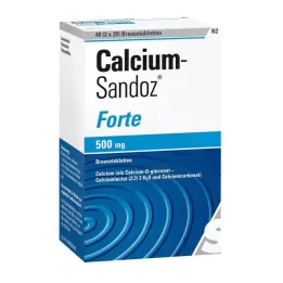 CALCIUM SANDOZ šumivé tablety forte, 2X20 ks