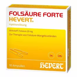 ampulkyFOLSÄURE HEVERT forte, 10X2 ml