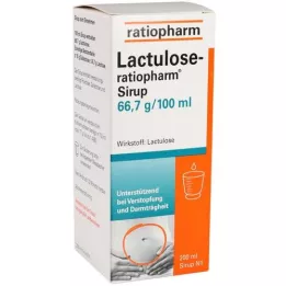 Laktulóza ratiopharm Sirup, 200 ml