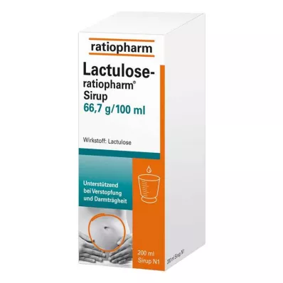 LACTULOSE-ratiopharm sirup, 200 ml LACTULOSE-ratiopharm sirup, 200 ml