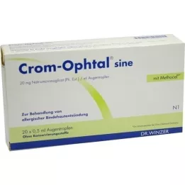 CROM-OPHTAL Sine Eye Drops EDB, 20x0,5 ml