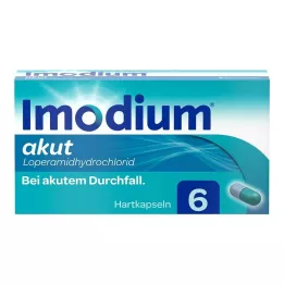 IMODIUM akutní tvrdé tobolky, 6 ks