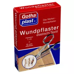 GOTHAPLAST Obvaz na rány elastický 6 cm x 1 m střih, 1 kus