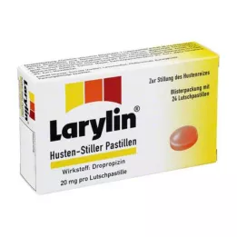 LARYLIN Pastilky na tlumení kašle, 24 ks
