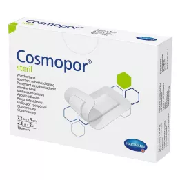 COSMOPOR sterilní krytí na rány 5x7,2 cm, 10 ks