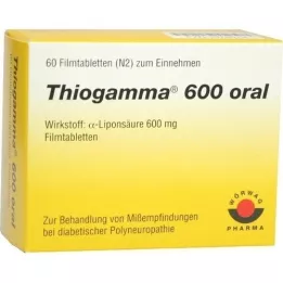 THIOGAMMA 600 tablet potažených orálním filmem, 60 ks