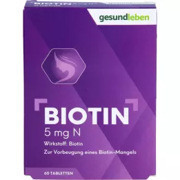 Zdravý život biotin 5 mg n tablety, 60 ks