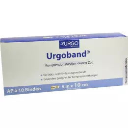 URGOBAND Krátké natahovací obinadlo 10 cmx5 m, 10 ks