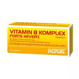 VITAMIN B KOMPLEX Forte Hevert tablety, 50 ks