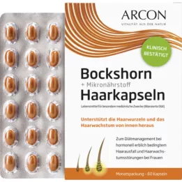 BOCKSHORN+Micronutrient Hair Capsules Tisane Plus, 60 ks