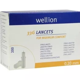 WELLION Lance 33 g, 200 ks
