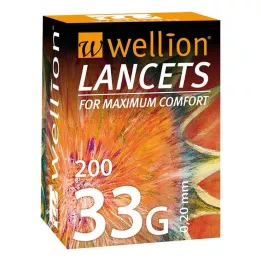 WELLION Lancety 33 G, 200 ks