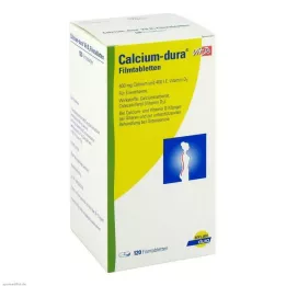 CALCIUM DURA Vit D3 potahované tablety, 120 ks
