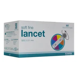 Klinion Soft jemné barevné lancety 30 G, 110 ks