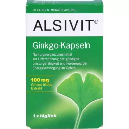 GINKGO 100 mg Alsivit kapsle, 30 ks