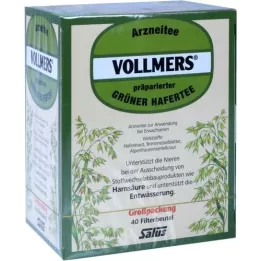 VOLLMERS Připravil filtrační sáček ze zeleného ovesného čaje, 40 ks