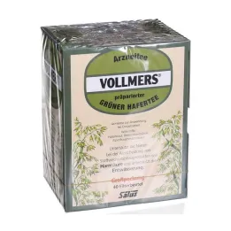 Vollmers připravil filtrační sáčky zeleného ovesného čaje, 40 ks