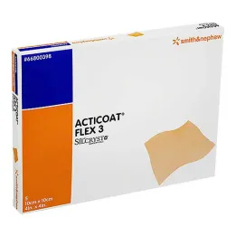 Obvaz Acticoat Flex 3 10x10 cm, 5 ks