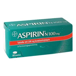 ASPIRIN n 100 mg tablet, 98 ks