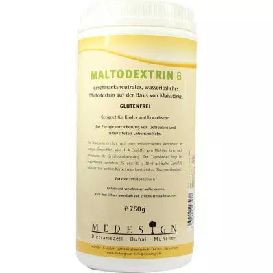 MALTODEXTRIN 6 prášků, 750 g MALTODEXTRIN 6 prášků, 750 g