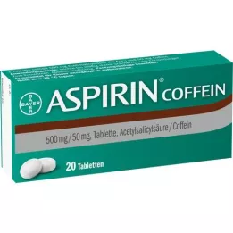 ASPIRIN kofeinové tablety, 20 ks