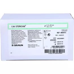 STERICAN CANNULAS 14 GX3 1/8 2,1x80 mm, 100 ks