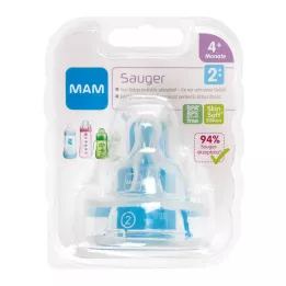 MAM SUCKER 2 - Pro dětské lahve, 2 ks