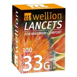 WELLION Lance 33 g, 100 ks